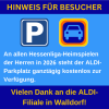 Freies Parken bei ALDI nun auch bei U19 Heimspielen